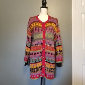 VTG Christine Foley button up cardigan sweater size 1 EXCELLENT CONDITION